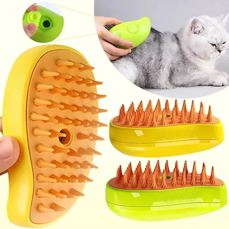 3 in 1  Steam Pet Brush