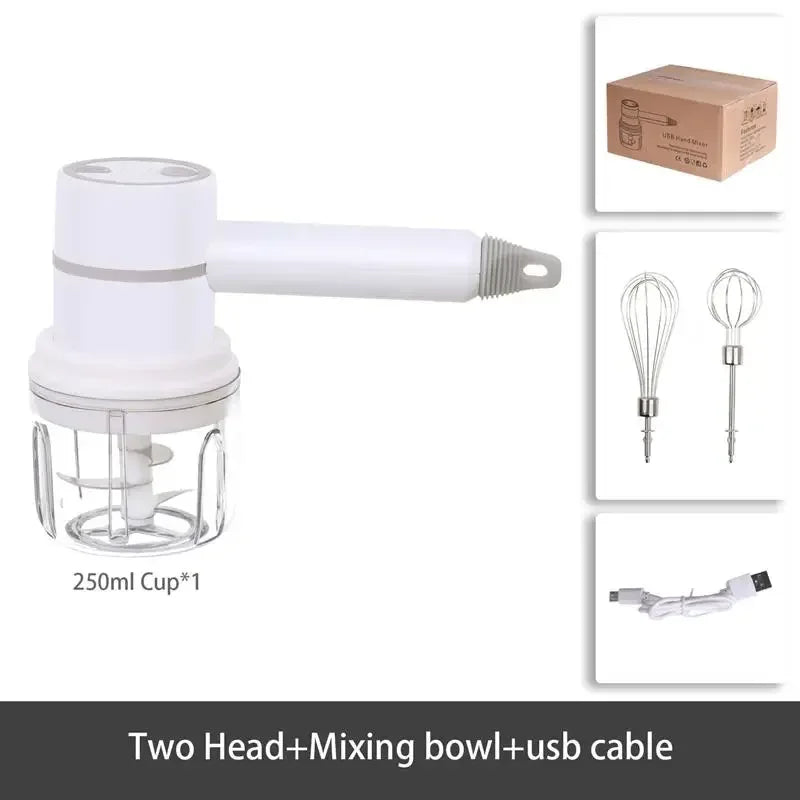 250ml Mini USB Wireless Electric Garlic Masher