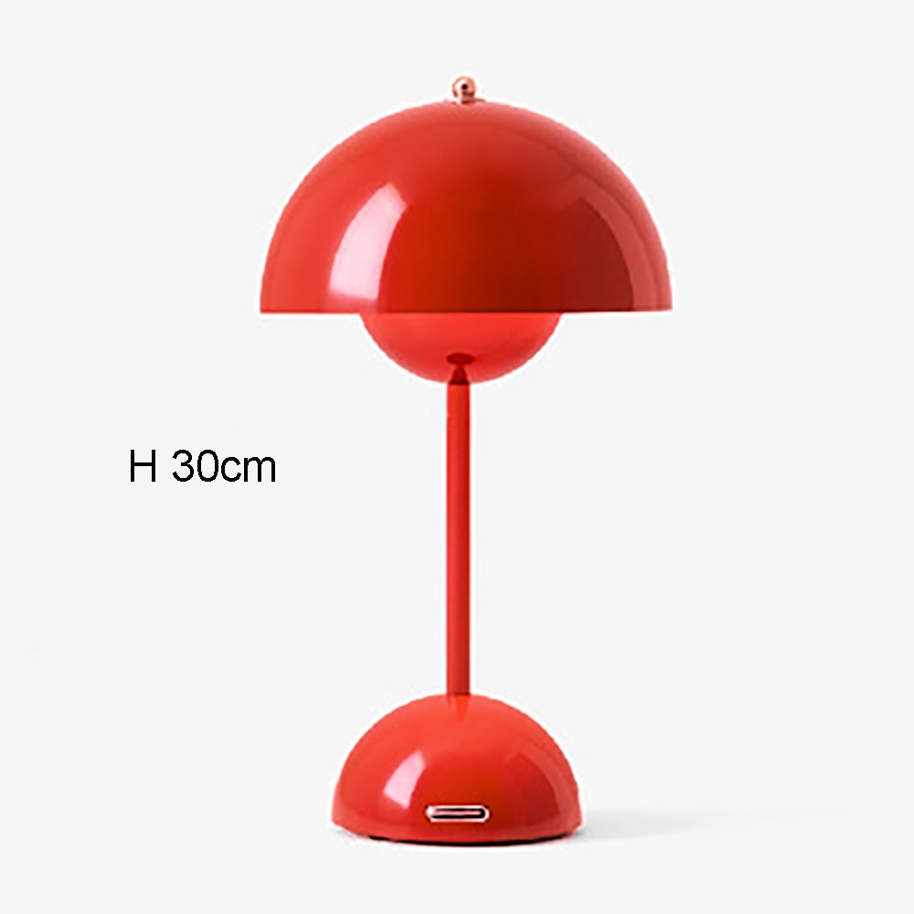 Mushroom Flower Bud Rechargeable LED Table Lamps