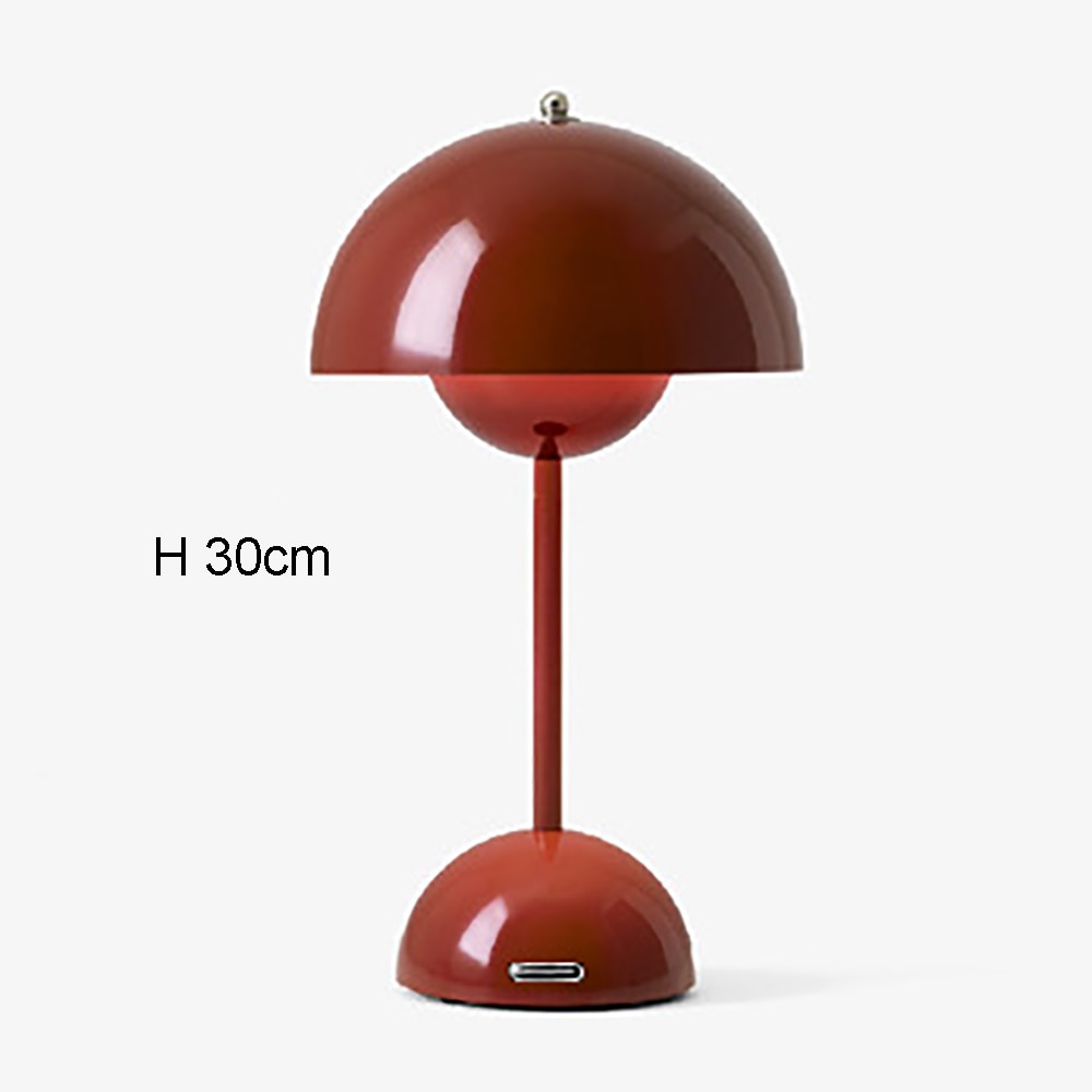 Mushroom Flower Bud Rechargeable LED Table Lamps