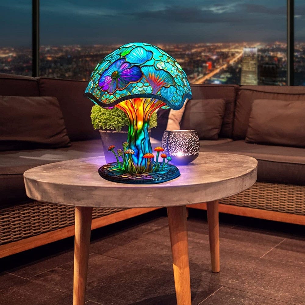 Creative Flower Mushroom Retro Table Night Lamp