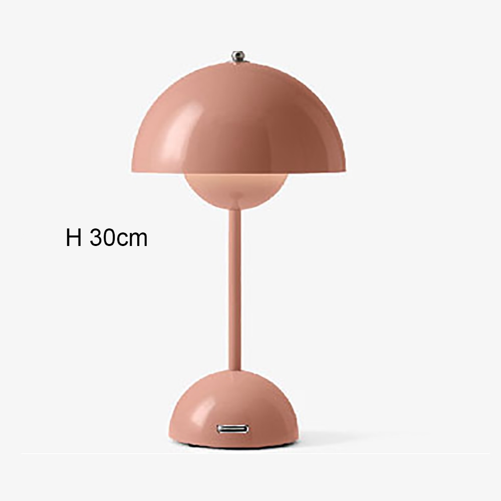 Mushroom Flower Bud Rechargeable LED Table Lamps