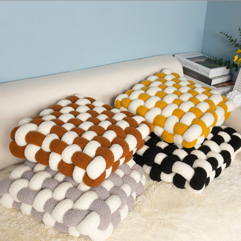 Handmade Soft Comfortable High End Lamb Fleece Sofa Cushion