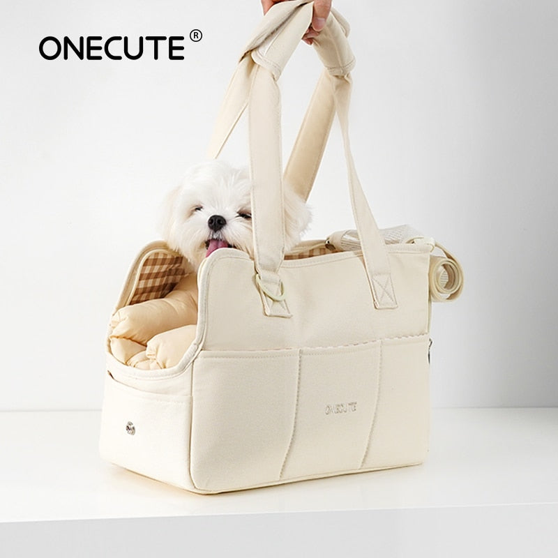 Puppy Go Out Portable Shoulder Handbag