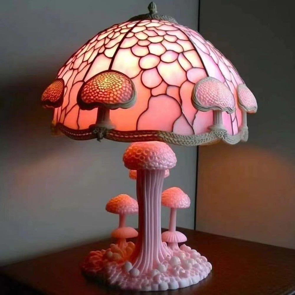 Creative Flower Mushroom Retro Table Night Lamp