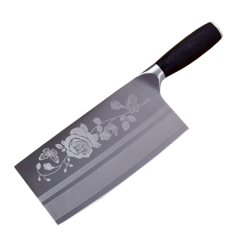 Stainless Steel  Kitchen Knives  Meat Cleaver 8inch Chinese Knife Butcher Knife Chopper Vegetable Cutter Kitchen Chef Knife Handmade Knives Handmade Knife - Statnmore-7861